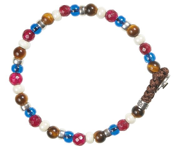 Bracelet Gerba Man Lab in Silver Pietre dure 181 - 181